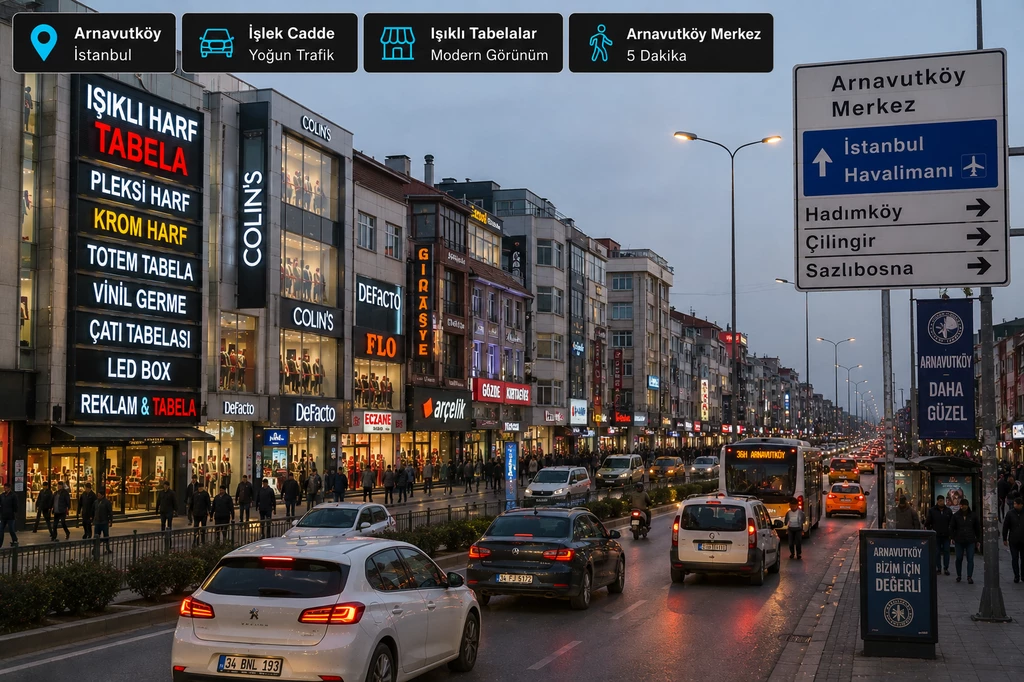 Arnavutköy Araç Giydirme Hizmet Verilen Bölge ve Lokasyon Görseli