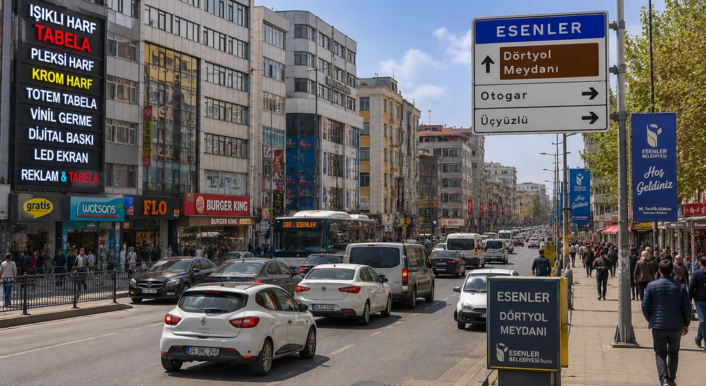 Esenler Araç Giydirme Hizmet Verilen Bölge ve Lokasyon Görseli