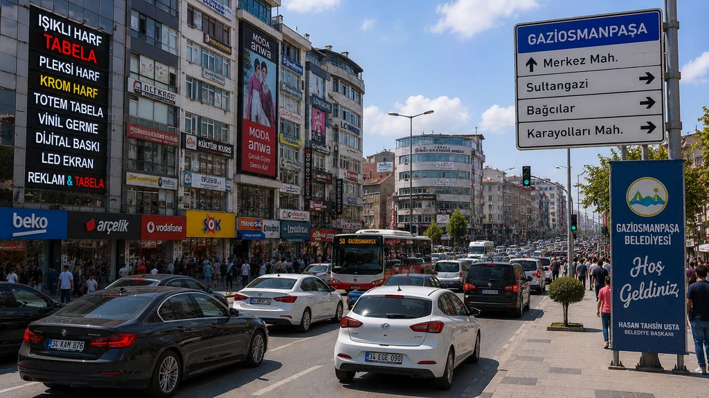 Gaziosmanpaşa Ledbox Menü Tabela Hizmet Verilen Bölge ve Lokasyon Görseli